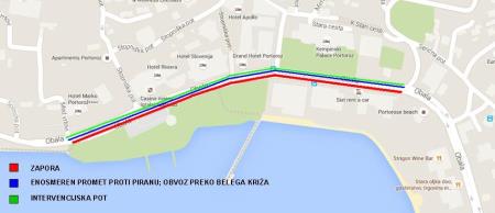 Zapora in enosmeren promet - HOG Rally Portoroz